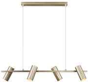 Nordlux - Lampadario a sospensione su cavo ALANIS 4xGU10/15W/230V ottone