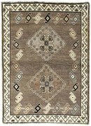 Gabbeh Tappeto persiano 140 x 110 Nero (Iran) Annodato A Mano