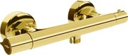 Mexen Slim miscelatore termostatico per doccia, dorato - 77105-50