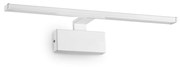 Applique Moderna Alma Metallo Bianco Led 12,5W 3000K Luce Calda