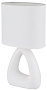 Globo 21731W - Lampada da tavolo TRIANGLE 1xE14/40W/230V bianco