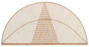 Testiera del Letto Triangolo Marrone Rattan 160 x 80,5 x 2 cm