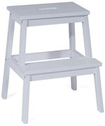 Sgabello in legno di gomma bianco Corg - Bonami Essentials