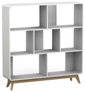 Libreria bianca 122x126 cm Caitlin - Støraa