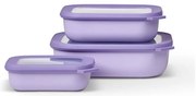Scatole per alimenti in set da 3 Vivid lilac - Mepal