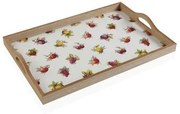 Vassoio per aperitivi Versa Strawberry Legno MDF (30 x 5 x 45 cm)