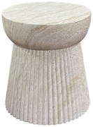 Tavolino rotondo in pietra ø 37 cm Bonn – House Nordic