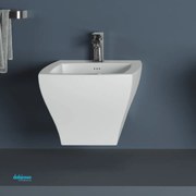 The Artceram "Jazz" Bidet Sospeso Filoparete Bianco Lucido