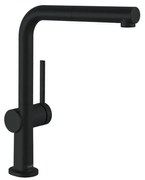 Rubinetto da cucina con doccetta a l Talis M54 nero verniciato satinato HANSGROHE