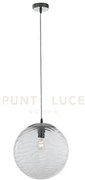 Lampadario a sospensione nereide trasparente 1 luce attacco e27 33,...