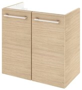 Mobile da bagno sotto lavabo Remix effetto legno opaco L 60 x H 57.7 x P 33 cm 2 ante, lavabo non incluso