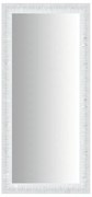 Specchio Chic rettangolare in legno bianco 77 x 180 cm