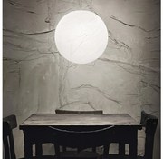 Ideal Lux - Lampadario a sospensione con filo CARTA 1xE27/25W/230V diametro 30 cm bianco