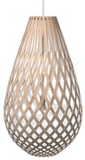 David Trubridge - Koura Lampada a Sospensione H120 1 Lato Bianco David Trubridge