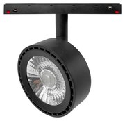 Faro LED 20W Tondo Magnetico, CCT, CRI92, Nero, 48V - BRIDGELUX LED Colore Bianco Variabile CCT