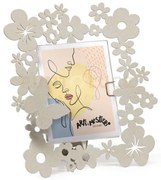 Porta foto daisy avorio in ferro 14x16cmh(9,5x12,5formatofoto)