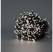 Nedis WIFILX02W400 - Catena di Natale LED 400xLED/8 funzioni 25m IP65 Wi-Fi Tuya