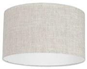 Paralume in tessuto grigio chiaro 35/35/20