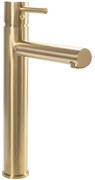 Rubinetto da lavabo Rea Tess Brush Gold High