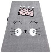 Tappeto PETIT CAT GATTO CORONA grigio