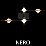 Applique 4 elementi molecular mb18001067-4ablk nero