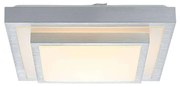 Lindby - Mirco Square LED Plafoniera L37,5 Alu/White Lindby