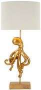 Lampada da tavolo Octopus dorata cm ø 30,5x64,5