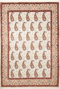 Isfahan Tappeto persiano 150 x 210 Beige (Iran) Annodato A Mano