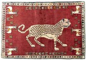 Gabbeh Tappeto persiano 190 x 130 Rosso (Iran) Annodato A Mano