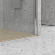 Kamalu - Piatto doccia resina effetto pietra 70x180 tortora | KAM-CP100