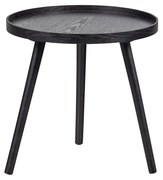 Tavolino nero , ø 45 cm Mesa - WOOOD