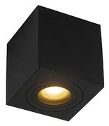 Faretto da bagno quadrato moderno nero - Capa