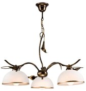 Lampadario a sospensione con catena KALIA 3xE27/60W/230V