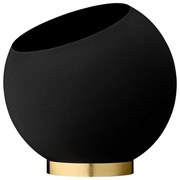 AYTM - Globe Vaso per Piante Ø30xH26,6 Black/Gold AYTM