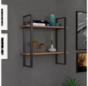 Mensola da parete BUBA 70x70 cm marrone/antracite