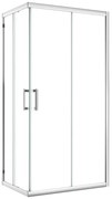 Box doccia con ingresso angolare Easy H 190 cm x L 70 cm in vetro, sp. 6 mm vetro senza finitura / trasparente cromo