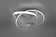 Course plafoniera led 18w 2400lm, 4000k cerchio infinito acciaio sa...