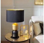Eglo 390188 - Lampada da tavolo LAURIGNANO 1xE27/40W/230V nero/oro
