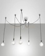 Blog  sospensione cromo 5 luci 3473-48-138