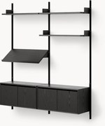 Scaffale grande da parete con armadietti Living