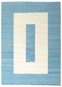 Kilim Tappeto 250x180 Blu (Iran) Tessuto A Mano