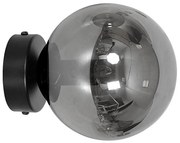 Applique ROSSI 1xE14/10W/230V nero/grigio