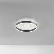 Aela p/p - plafoniera a led in alluminio nero 1900-2000lm 3000-4000...