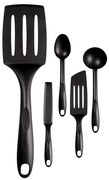Tefal - Set di utensili da cucina 5 pz BIENVENUE nero