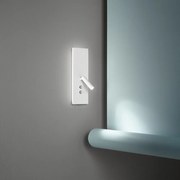 Applique In Metallo Moderna Plate Bianco Led