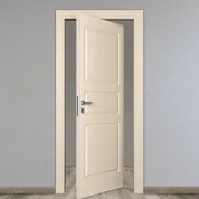 Porta rototraslante New York avorio L 70 x H 210 cm reversibile