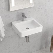 Lavabo Sospeso 45x42 Cm Karag Bianco Lucido