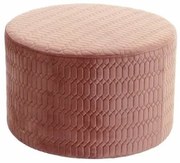 Poggiapiedi DKD Home Decor Rosa Legno MDF Sixties 55 x 55 x 35 cm