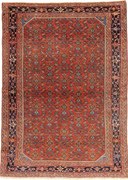 Malayer Tappeto persiano 150 x 210 Rosso (Iran) Annodato A Mano