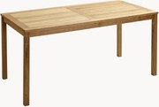 Tavolo da giardino in legno di teak Rosenborg, 165 x 80 cm